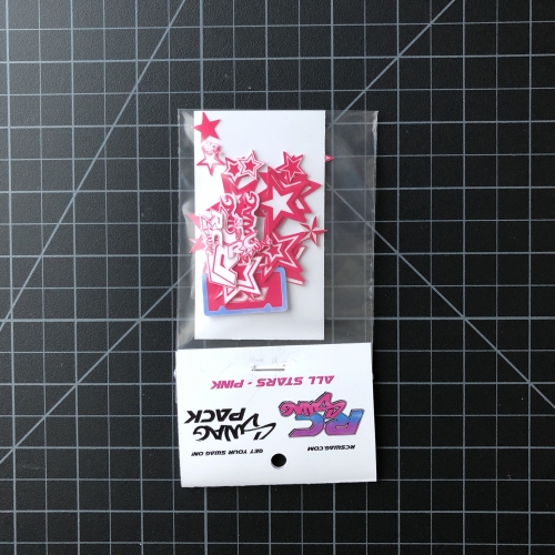 ALL Stars Stickers SWAG Pack in Pink by RC SWAG Custom Stickers - RC Stickers