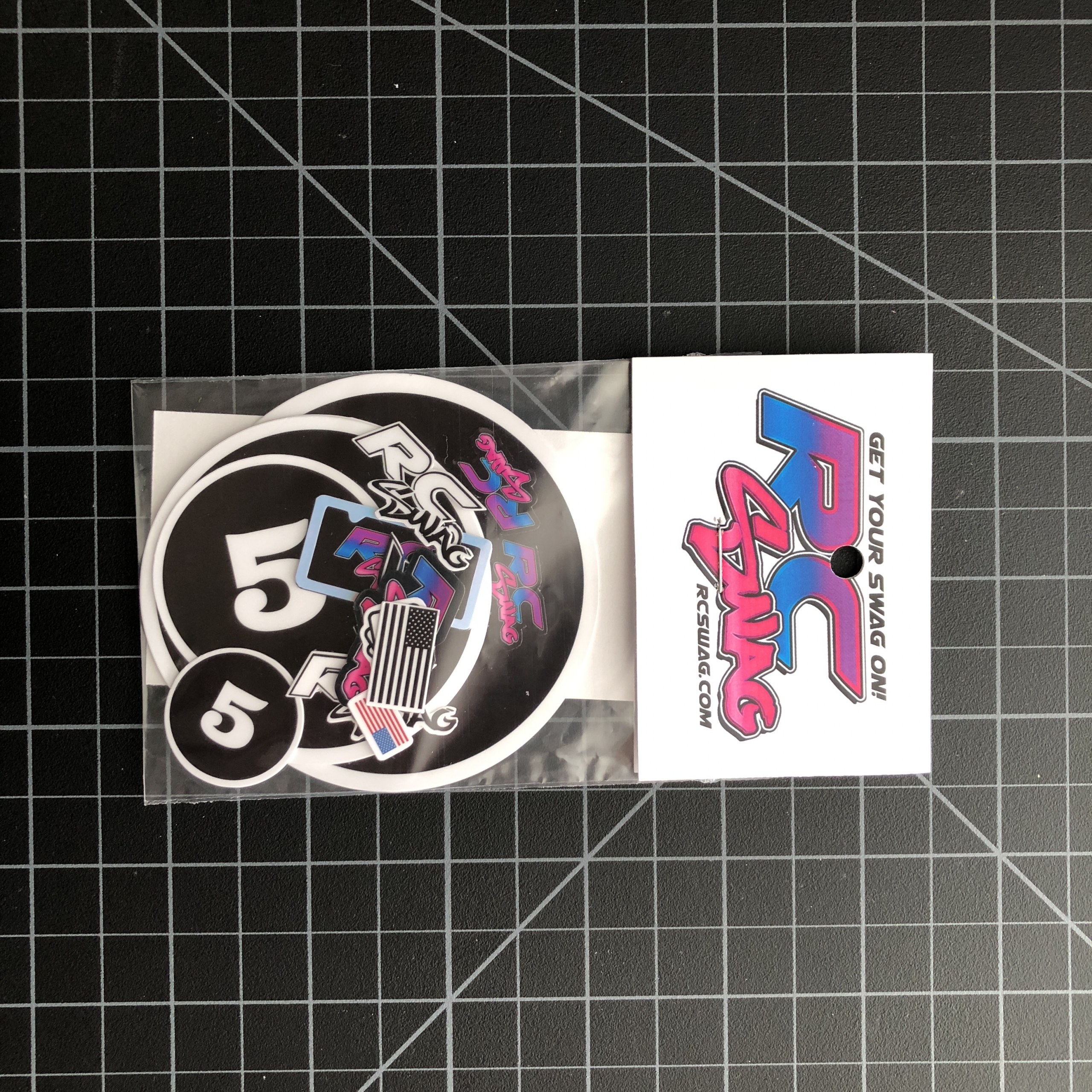Number Sticker SWAG Packs RC SWAG Custom Stickers - Miniature, Scale, High Quality