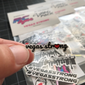 Las Vegas Stickers - Vegas Strong Stickers - RC Swag
