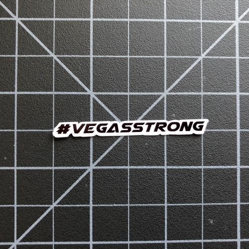 #VEGASSTRONG Sticker by RC SWAG Stickers in Las Vegas