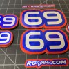 Custom Number Stickers - Die Cut - Image 3