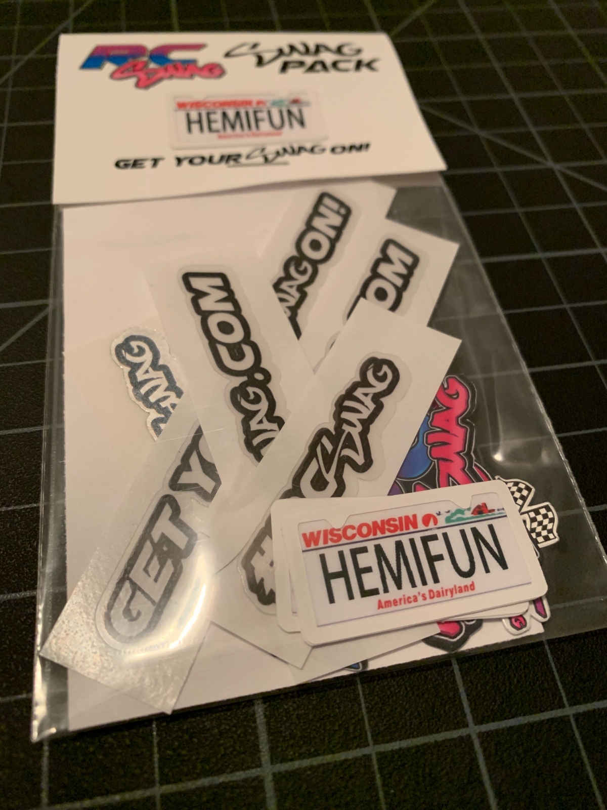 Swag License Wisconsin - HEMIFUN - Custom RC SWAG License Plate Sticker Decal - RC ...