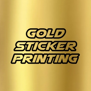 Gold Sticker Printing, Gold Stickers