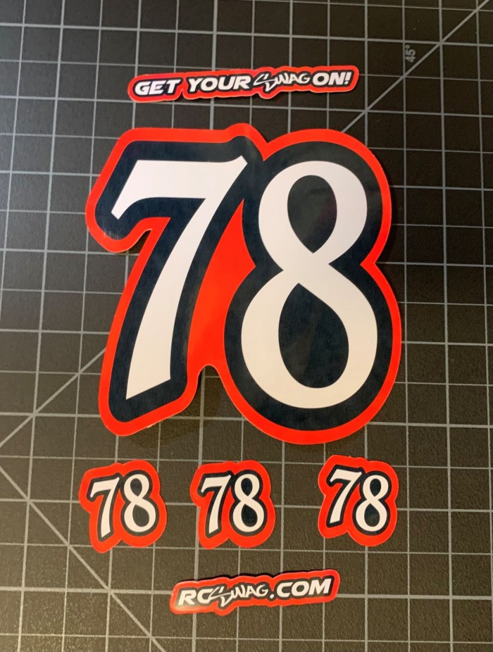 Buy Nr 68 Car number - Die cut stickers - StickerApp