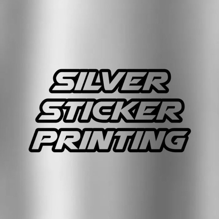 Silver Sticker Printing, Silver Stickers