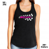 Ladies RC SWAG Logo Gathered Racerback Tank Top