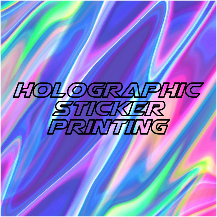 holographic rc stickers
