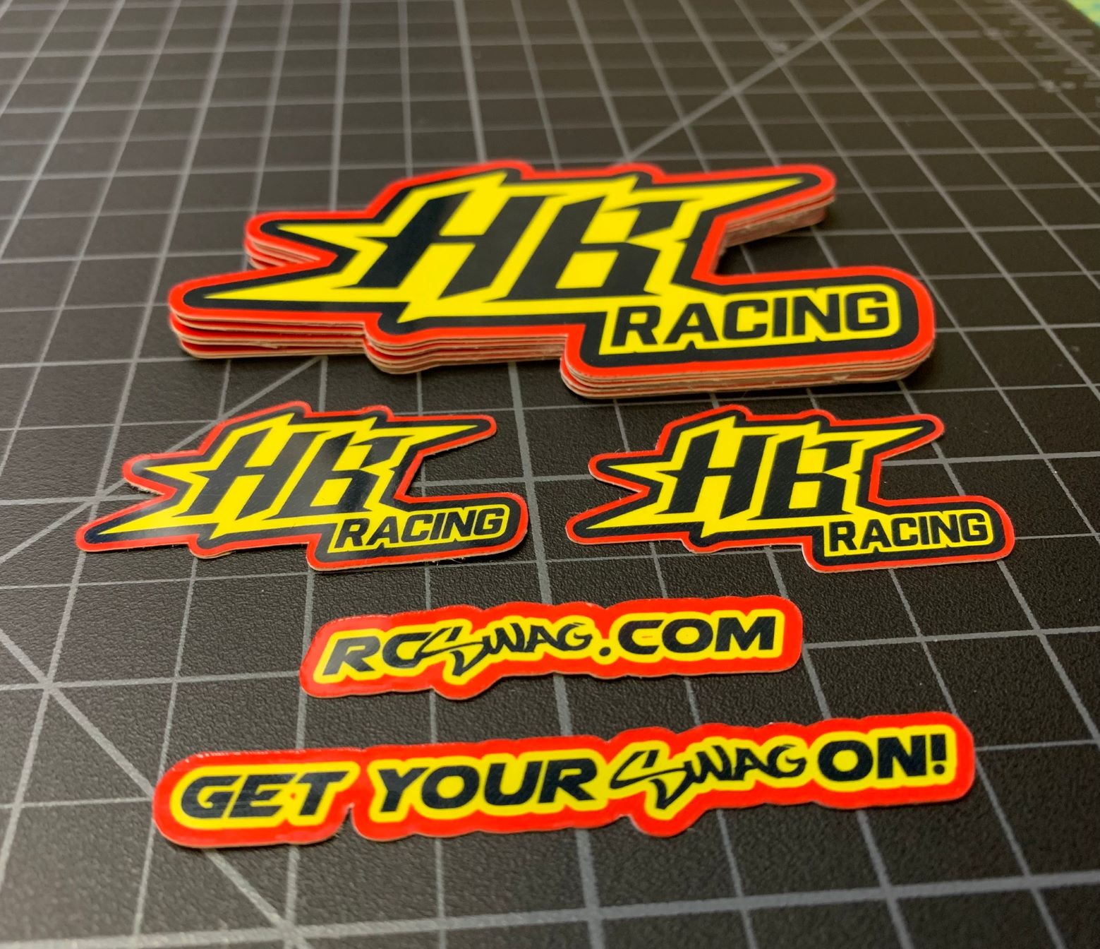Details about   Custom AGAMA RC Sponsor Decals Nemo Racing USA Stickers  HQ-Fluorescent Yellow