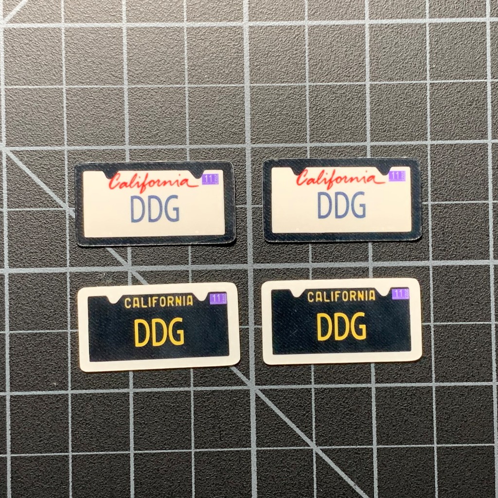 Scale RC License Plate Decal Stickers MadetoOrder RC SWAG Stickers, TShirts, Hoodies