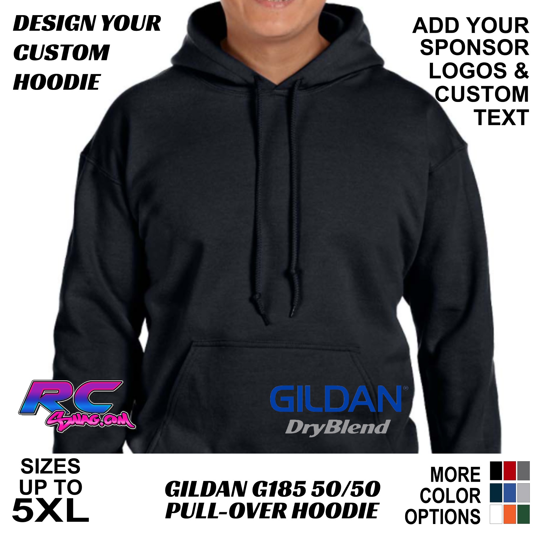 Custom Gildan Cotton Tee - Design Online