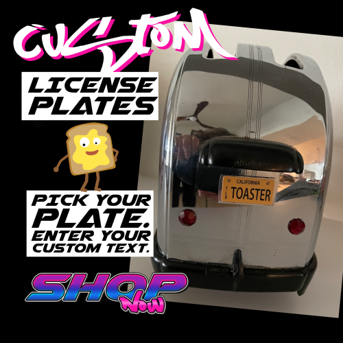 Scale RC License Plate Decal Stickers - Made-to-Order