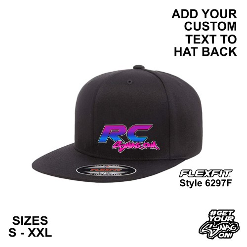 RC SWAG .com Logo Hat - FlexFit 6297F Flat Bill