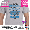 Checker Style Sponsor Logo T-Shirt - Image 10