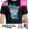 Paint Style Sponsor Logo T-Shirt - Image 4