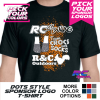 Dots Style Sponsor Logo T-Shirt