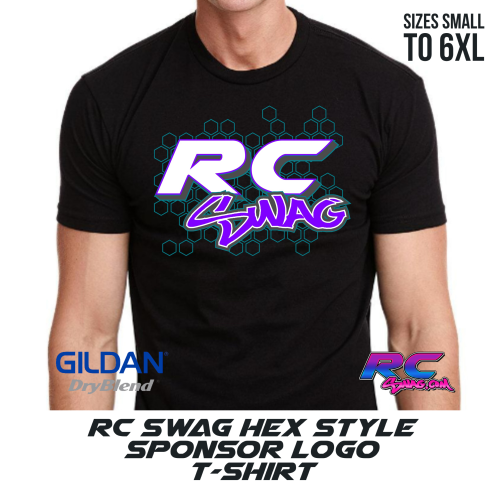 RC SWAG Logo HEX Racing Shirt in Purple & Teal