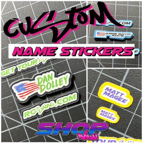 Custom Number Stickers - Die Cut