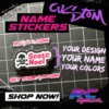 Design Your Own Custom Name Stickers - Image 8