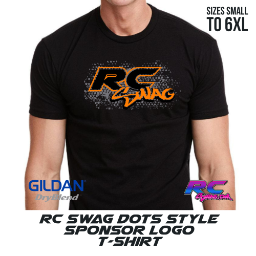 RC SWAG Logo DOTS Racing Shirt in Orange
