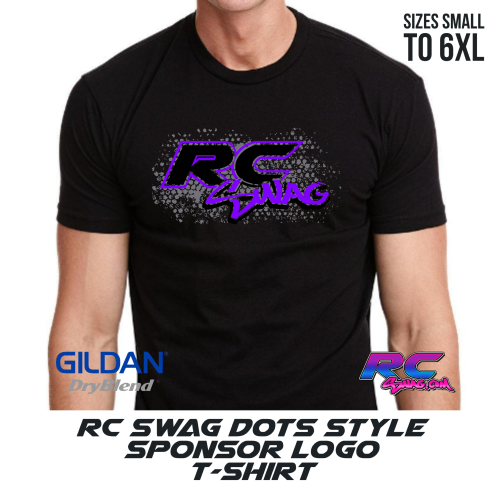 RC SWAG Logo DOTS Racing Shirt in Purple