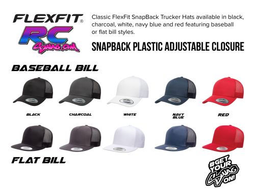 Gildan SnapBack Trucker Hats Color Chart