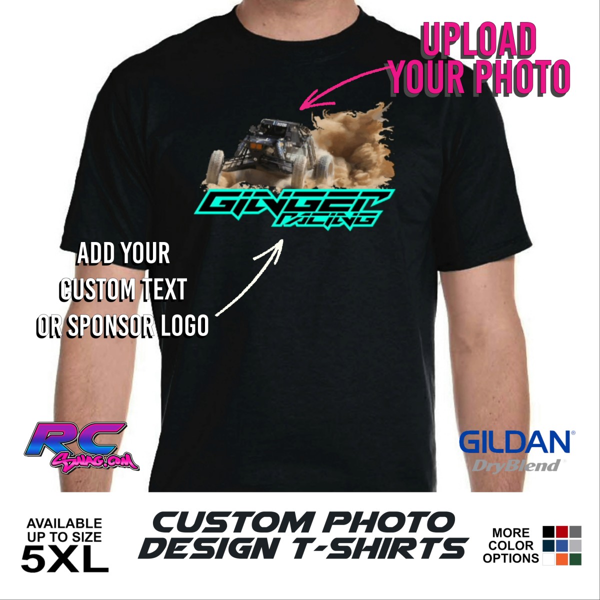 Custom Photo Design T-Shirts - RC SWAG - Stickers, T-Shirts, Hoodies ...