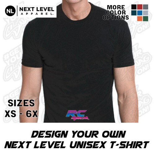 Design Your Own Custom Next Level Apparel Unisex T-Shirt