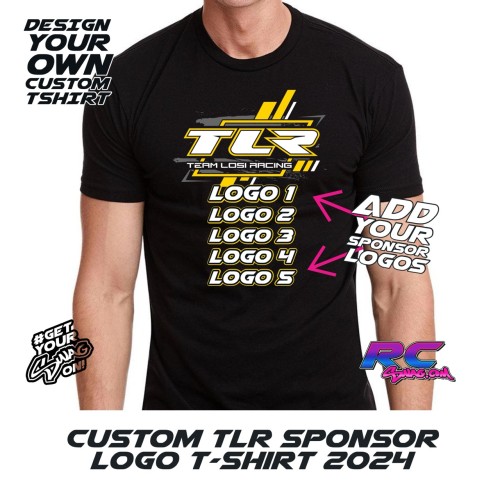 Custom TLR Sponsor Logo T-Shirt - 2024