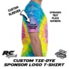 Custom Sponsor Logo Tie-Dye T-Shirt - Image 9