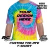 Custom Sponsor Logo Tie-Dye T-Shirt - Image 12