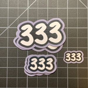 Number Stickers by RC SWAG Custom Stickers
