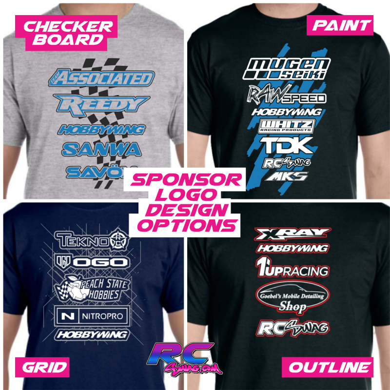 Sponsor Logo Design Options Rc Swag Stickers T Shirts Hoodies Rc Kits And More 